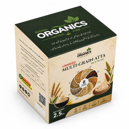 Unmixed Multi-Grain Atta || Power Of 8 Natural Grains || Duggal Organics