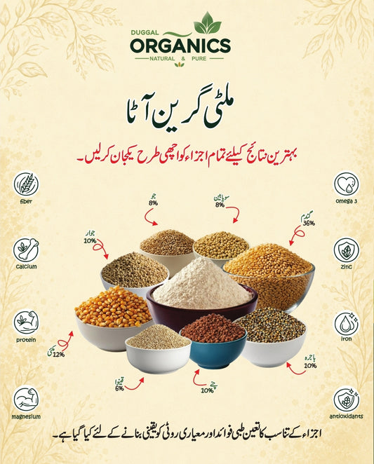 Unmixed Multi Grain Atta