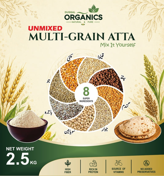 Unmixed Multi Grain Atta